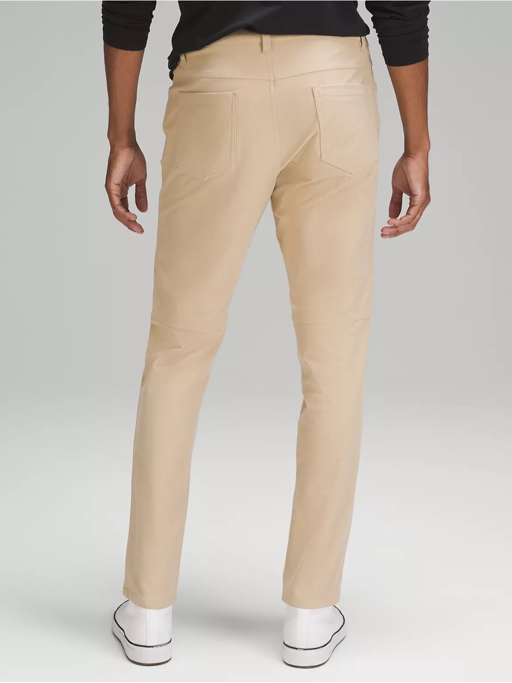 Lululemon ABC Slim Fit Pant 34x32 Warpstreme Khaki Tan Trench 5 Pocket NWOT - Picture 2 of 11